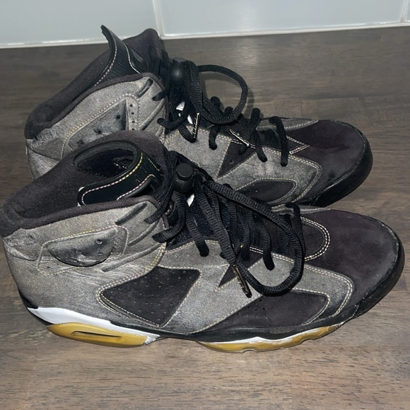 2010 Nike Air Jordan 6 Retro Lakers Kobe Men’s Size 13 Pre-owned Fair Condition - Picture 4 of 9